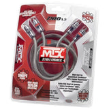 MTX ZNHD1.2 C‚ble RCA HighEnd ZeroNoise 1 metre symÈtrique 100% cuivre et tÈflon 4 blindages