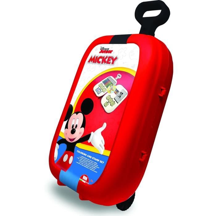 Trolley - MULTIPRINT - 64945 - 7 tampons Mickey, 5 crayons, 18 feutres