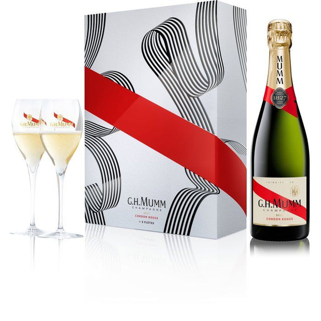 Coffret Champagne Craft Mumm Cordon Rouge + 2 flűtes