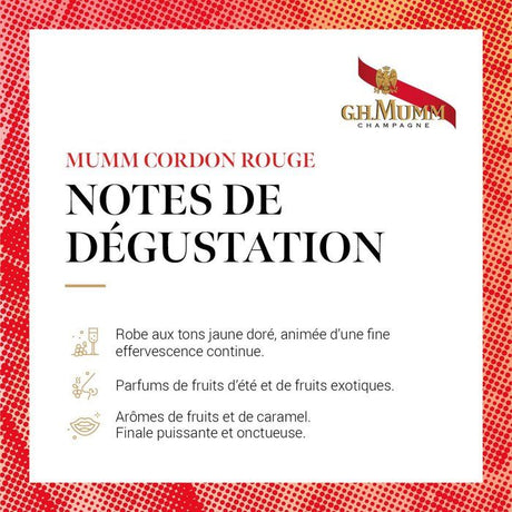 Coffret Champagne Craft Mumm Cordon Rouge + 2 flűtes