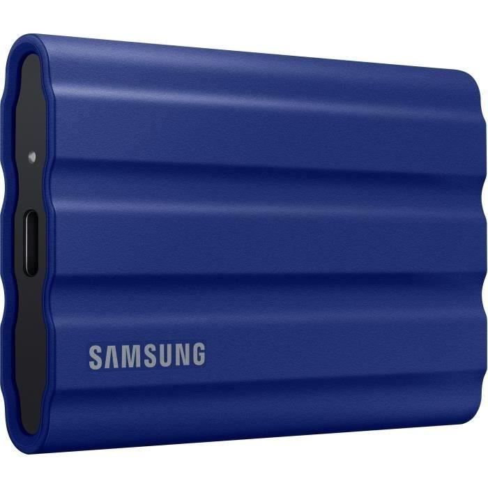 SAMSUNG SSD Externe T7 Shield Bleu 2 To MU-PE2T0R/EU