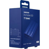 SAMSUNG SSD Externe T7 Shield Bleu 2 To MU-PE2T0R/EU