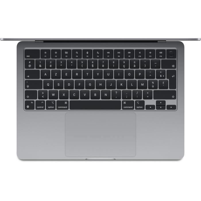 Apple - 13,6 MacBook Air M3 (2024) - RAM 16Go - Stockage 512Go - Gris SidÈral - AZERTY