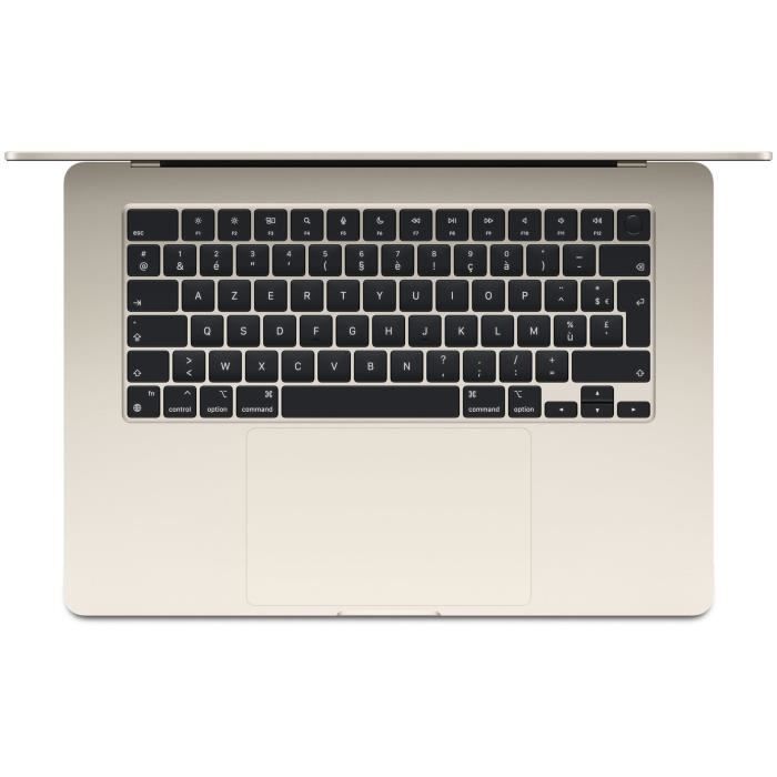 Apple - 15 MacBook Air M3 (2024) - RAM 16Go - Stockage 512Go - Lumiere Stellaire - AZERTY