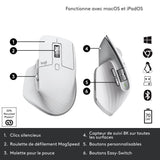 Souris - Sans fil - Logitech - MX Master 3S - Gris p‚le