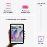 APPLE iPad mini (2024) - 8.3''- WiFi - 128 Go - Starlight