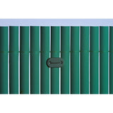 Canisse PVC double face - NATURE - 10 mm - Vert - 3 x 1 m