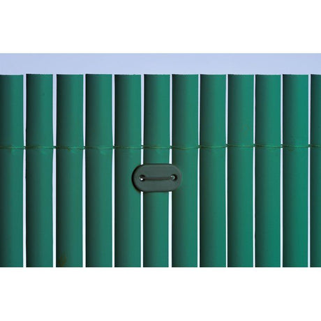 Canisse PVC double face - NATURE - 10 mm - Vert - 3 x 1 m