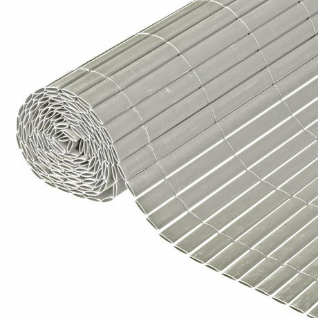 Canisse PVC double face - NATURE - 10 mm - Taupe - 3 x 1 m