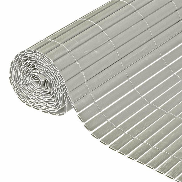 Canisse PVC double face - NATURE - 10 mm - Taupe - 3 x 1 m