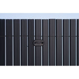 Canisse PVC double face - NATURE - 10 mm - Gris - 3 x 1 m