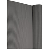 Canisse PVC double face - NATURE - 10 mm - Gris - 3 x 1 m