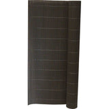 Canisse PVC double face - NATURE - 10 mm - Gris - 3 x 1 m