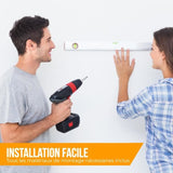 NANOOK Support Mural orientable pour téléviseurs 40-65 Pouces - Inclinable - Support Mural pour téléviseurs LCD, LED, QLED et OLED