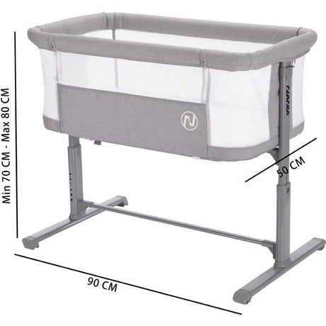 Lit bébé cododo NANIA DODI - Lit d'appoint 2 en 1 - Ultra confort matelas 4cm d'épaisseur
