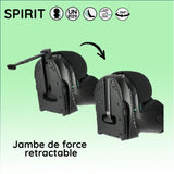 NANIA Siege auto isofix SPIRIT, Groupe 0/1/2/3, de 0 a 10 ans, 0-36 kg, 40-150 cm, R 129– Tetiere réglable - Inclinable - Pivotant -