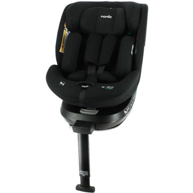NANIA Siege auto isofix SPIRIT, Groupe 0/1/2/3, de 0 a 10 ans, 0-36 kg, 40-150 cm, R 129– Tetiere réglable - Inclinable - Pivotant -