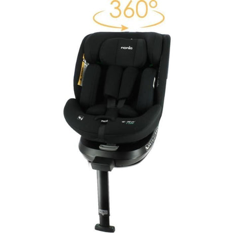 NANIA Siege auto isofix SPIRIT, Groupe 0/1/2/3, de 0 a 10 ans, 0-36 kg, 40-150 cm, R 129– Tetiere réglable - Inclinable - Pivotant -