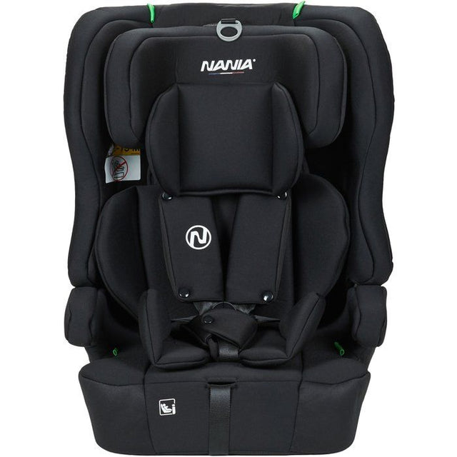Siege auto - NANIA - RIO - Groupe 1/2/3 - 76-150 cm - I-Size - Réducteur - Noir