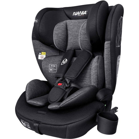 Siege auto isofix - NANIA - MILANO - Groupe 1/2/3 - I-size - Avec réducteur - Noir