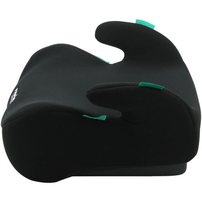 Siege auto réhausseur - NANIA - Bubble - Groupe 3 - 126-150 cm - I-Size - Ceinturé - Noir