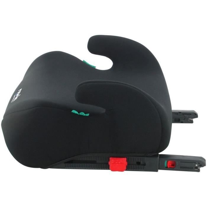 Siege auto réhausseur - NANIA - Bubblefix - Groupe 3 - Isofix - I-Size - 126-150 cm - Noir