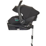 NANIA - Poussette combinée 2-en-1 avec siege auto Rimini + base isofix - MYLA - 4 roues - Noir