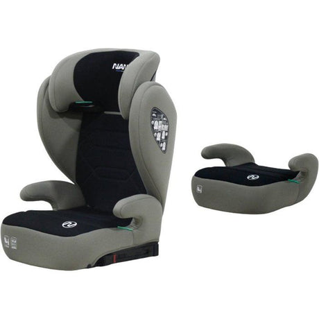 Siege auto - NANIA - Belem - Groupe 2/3 - I-size - 100/150 cm - 4 a 12 ans - Protection Latérale - Appui-tete Réglable - Noir