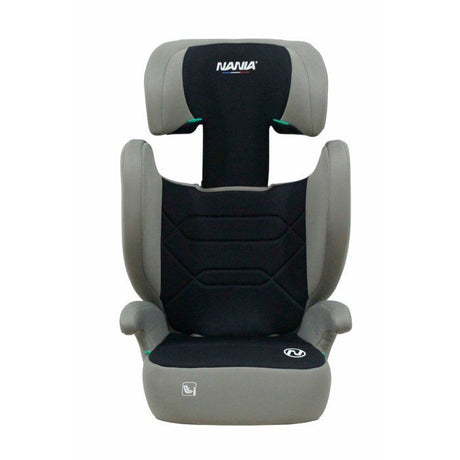 Siege auto - NANIA - Bogota - Groupe 2/3 - I-size - 100/150 cm - Isofix - 4 a 12 ans - Tetiere réglable - Noir