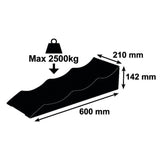Cales pour camping-car - OPTIMA - 3 niveaux 4 / 7 /10 cm - 2500 Kg max par cale - Sac de rangement inclus - X2