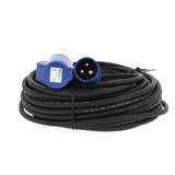 Rallonge secteur - EZA - 25m - Section de câble 1,5 mm˛ - 220 V - 16 A - CEE17 - Avec sac de transport