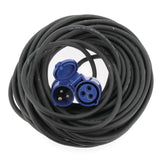 Rallonge secteur - EZA - 25m - Section de câble 1,5 mm˛ - 220 V - 16 A - CEE17 - Avec sac de transport