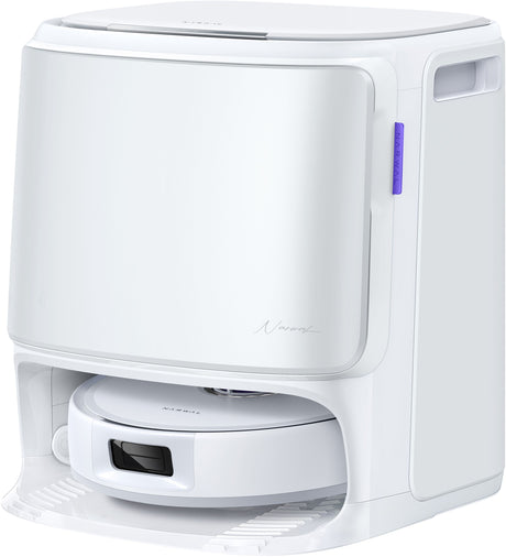 NARWAL Freo X10 Pro - Aspirateur Robot Laveur - 11 000 Pa - Double Flux Anti-Enchevetrement - Auto-Nettoyage et Séchage