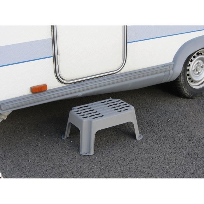 Marchepieds fixe - OPTIMA - Polypropyleme renforcé - Surface antidérapante - 150 kg max - 420 x 240 x 280 mm