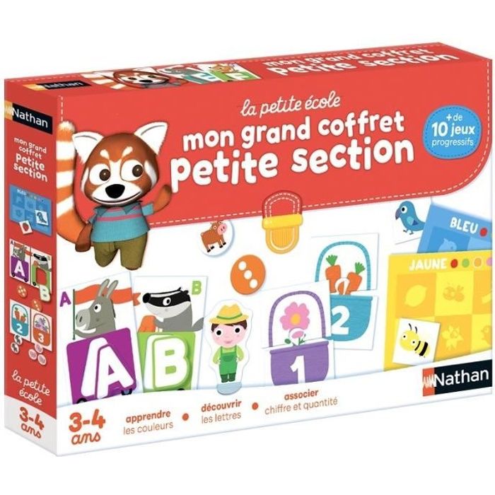 Jeu éducatif - NATHAN - La Petite Ecole - Mon Grand Coffret Petite Section