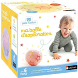 Jouet - NATHAN - Balle d'exploration - Motricité pour bébés, change de couleur et direction