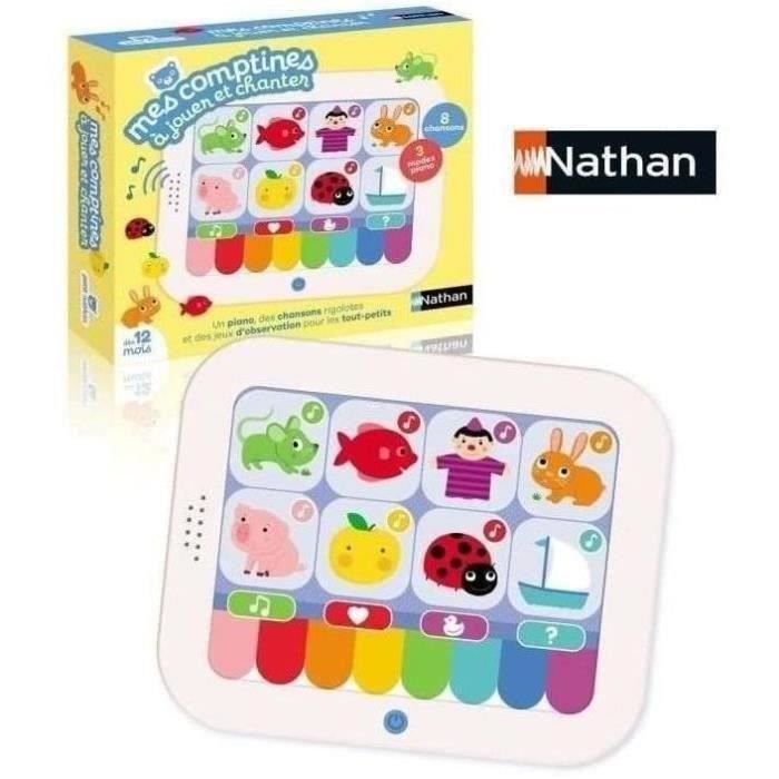 Mes comptines a jouer et a chanter - Jeu interactif - NATHAN - Découvrez et chantez 8 comptines !