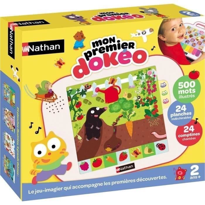 MON PREMIER DOKEO 2024 - Jeu-imagier - NATHAN - Découvertes parlantes et ludiques !
