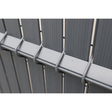 Kit lamelles brise-vue - NATURE - Pour panneau de clôture rigide - Occultant 4/5 - 1,225 x 2,50 m - Anthracite