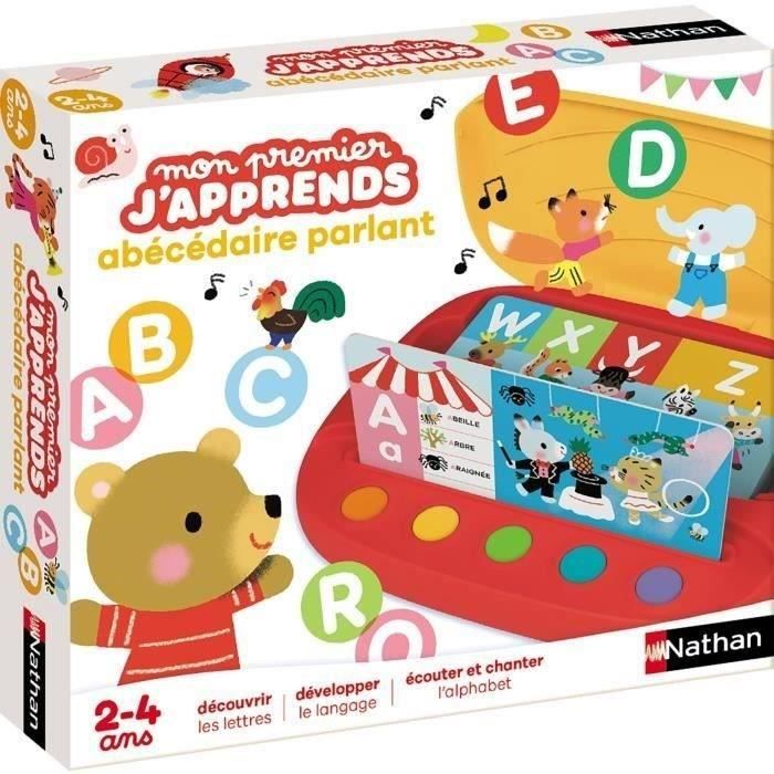 MON PREMIER J'APPRENDS - ABECEDAIRE PARLANT - Jeu éducatif - NATHAN - Découvrez l'alphabet interactif !