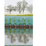 Toile de paillage paysages verte 2 x 5 m, traité anti UV, 100 g/m² - Bâche de sol anti mauvaises herbes