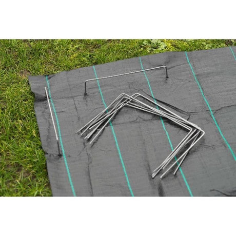 Nature Chevilles de fixation de bâche 20 pcs 25 x 20 cm Métal 409335