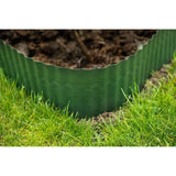 Bordure gazon polyéthylene verte H15 cm x 9 m - NATURE