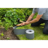 Bordure de jardin en polypropylene NATURE - Epaisseur 3 mm - H 15 cm x 10 m - Gris