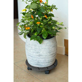 Support de pot roulant - NATURE - Composite - Diametre 30 cm - Anthracite
