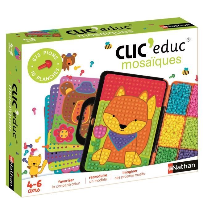 Jeu de mosaiques - NATHAN - Clic'Educ
