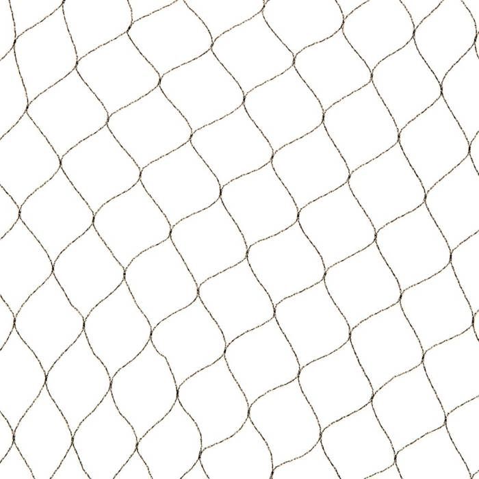 Filet anti-oiseaux NATURE Primo 10 x 10 m Noir - Mailles 28mm - Polyéthylene 12gr/m²