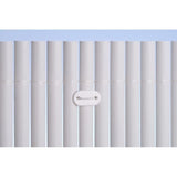 Set de 26 fixations pour mailles - NATURE - Blanc - Attache + brin 14 cm fil de fer plastifié