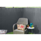 Canisse PVC double face - NATURE - 1 x 3 m - 1600 g/m² - Occultant 4/5 - Anti-UV - Anthracite