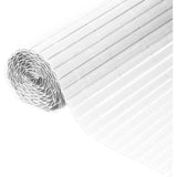 Canisse PVC double face - NATURE - 1 x 3 m - 1600 g/m² - Occultant 4/5 - Anti-UV - Blanc